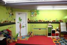 Garage converted in a playroom