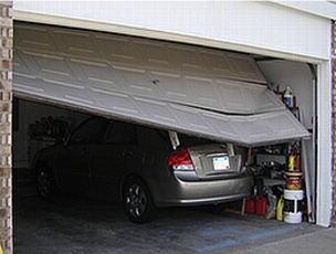 Backed into my garage door