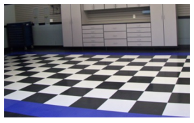 Floors with rubber Tiles