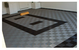 Floors with vinyl Tiles