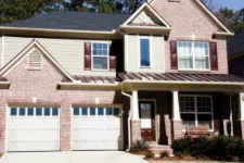 Steel garage door
